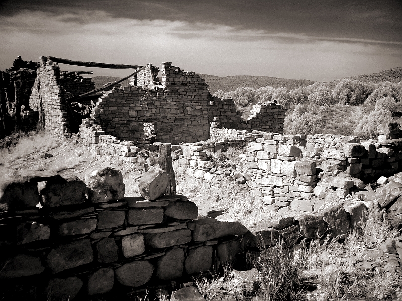 Apache Ruins Ruins near Fort Apache, AZ  Dave Hickey